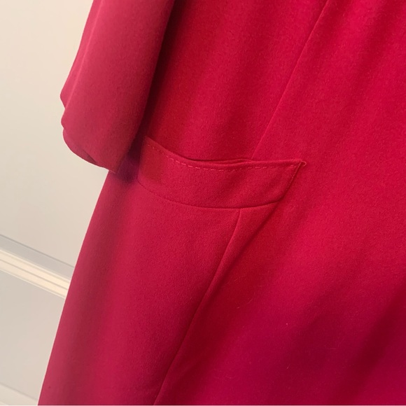 Minuet Petite Deep Pink Dress UK 14 - Picture 3 of 3